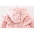 Atacado em estoque crianças crianças jaquetas de inverno crianças roupas estilo Coreano Crianças nylon rosa casaco vermelho